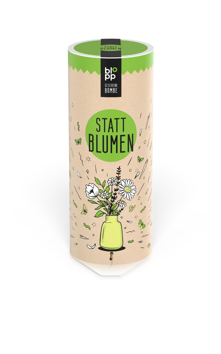 blopp Geschenkbombe Statt Blumen