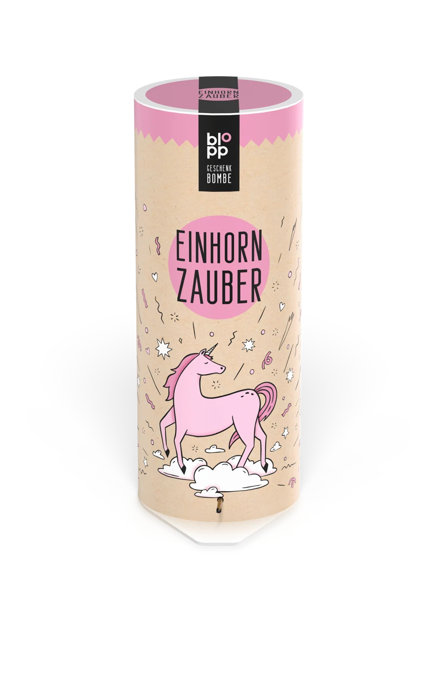 blopp Geschenkbombe Einhorn-Zauber