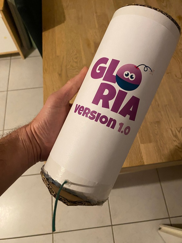 Handgefertigter Prototyp Gloria Version 1.0
