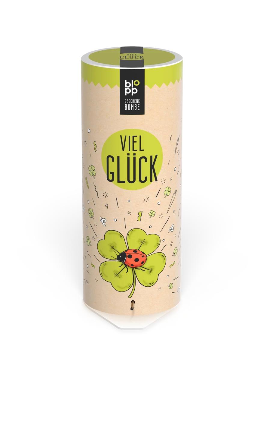 blopp Geschenkbombe Viel Glück