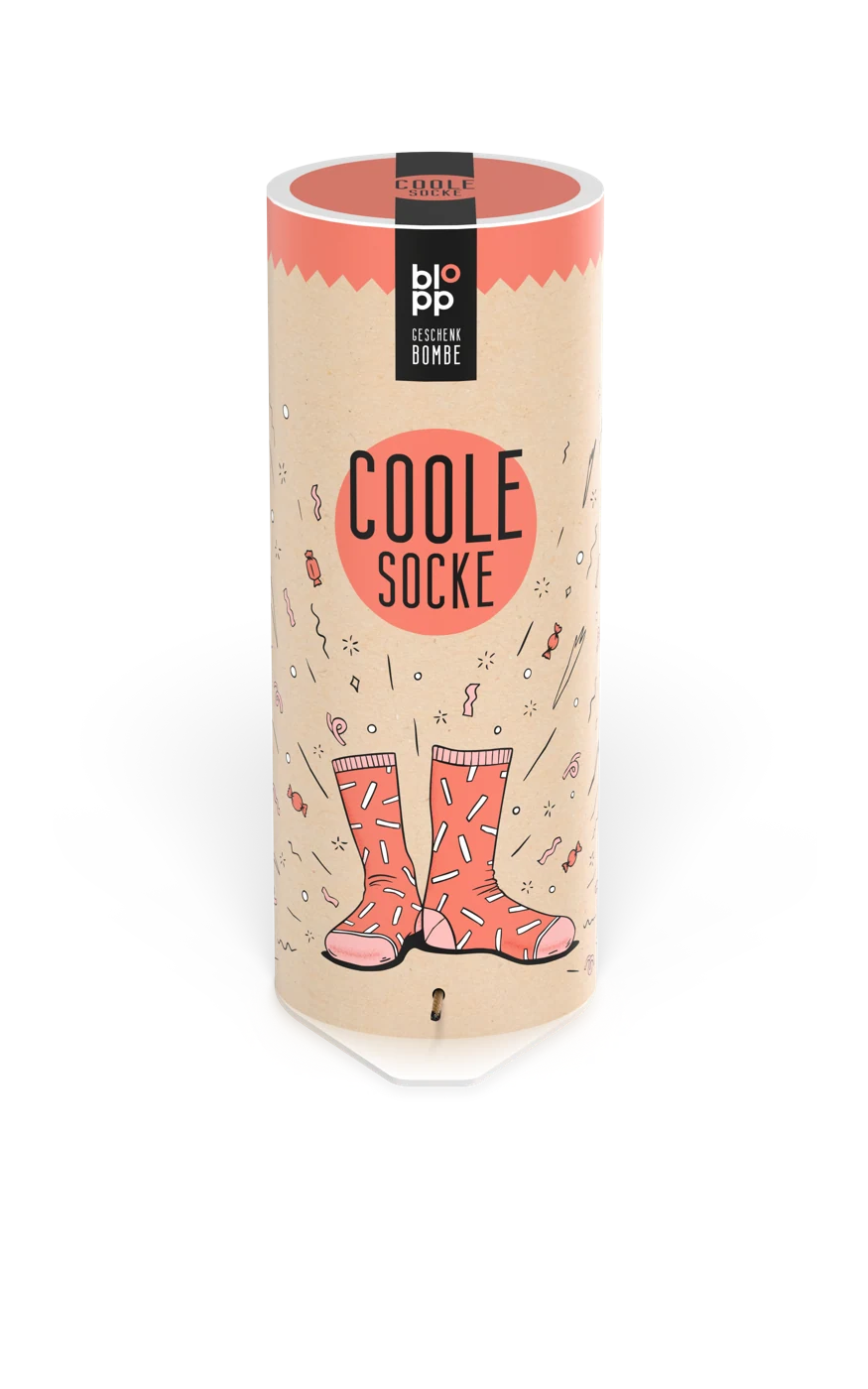 blopp Geschenkbombe Coole Socke